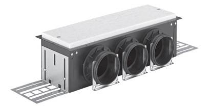 CLD-P 75 széles levegőnyílás ház, 140mm