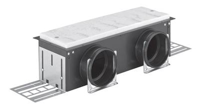 CLD-P 90 széles levegőnyílás ház, 140 mm