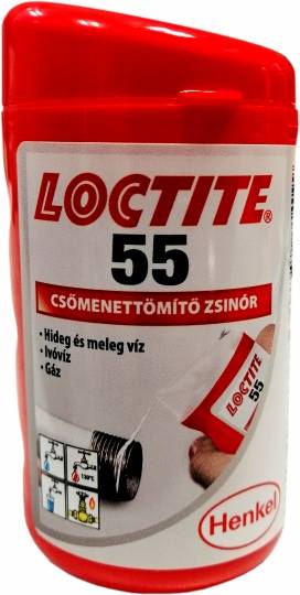 Loctite tömítő zsinór 55/160m a biztonságos szerelvények víztömör csatlakoztatásához!