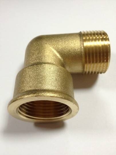 Menetes Sárgaréz Könyök 5/4 KB