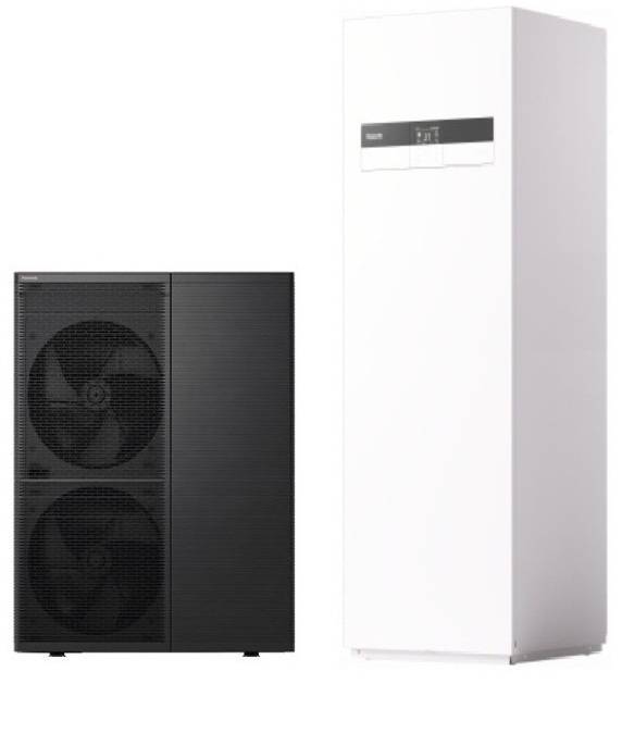 Panasonic WH-WXG09ME8/WH-ADC0316M9E83 R290 Aquarea T-CAP M sorozatú hőszivattyú All-in-One 260 l HMV beltéri egységgel